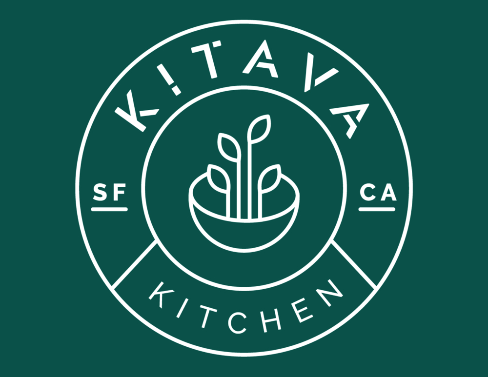 Circle Badge on Teal